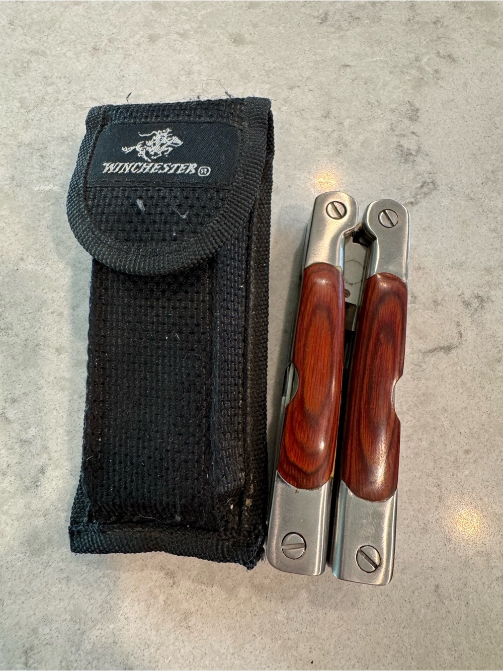 Winchester Trail Stainless Steel 2CR Multi Tool 12 Tools Wood/Stainless